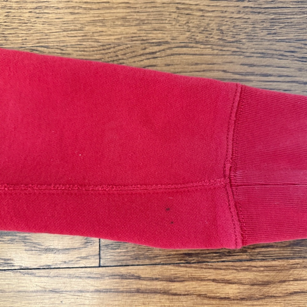 Large Men’s Red Ralph Lauren Polo Zip Up Sweater with Hoodie - Picture 3 of 6